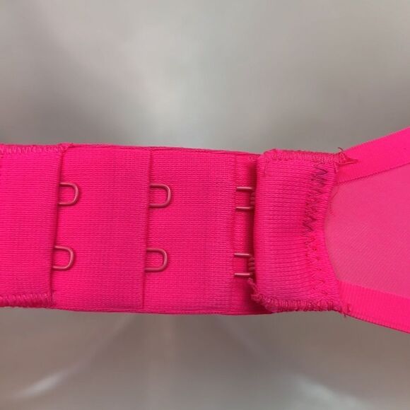 Aerie Smoothez Neon Pink unlined mesh bra NWT s Full Coverage - Picture 11 of 16